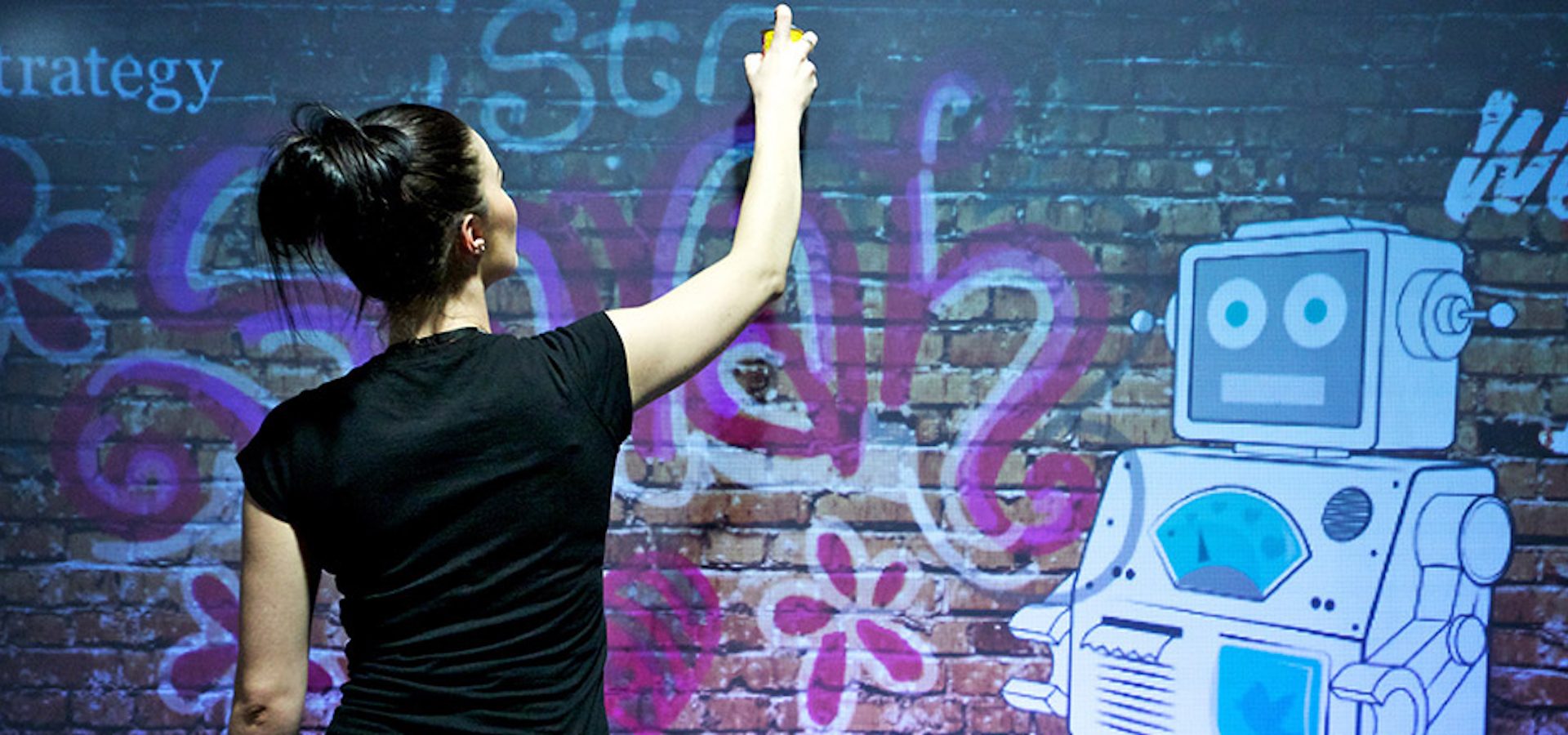 Digital Graffiti Wall - Blank Canvas Entertainment : Blank Canvas